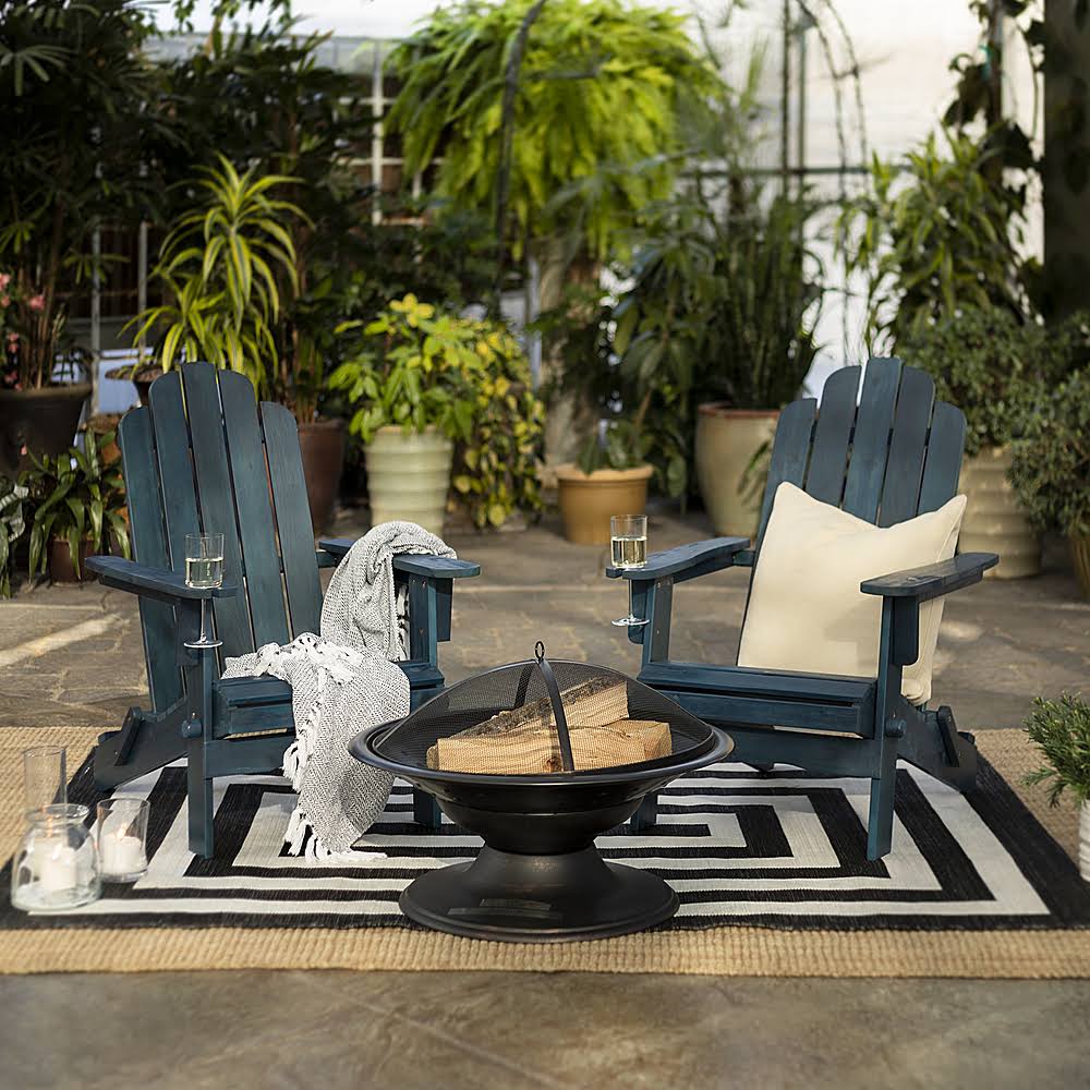 Navy Acacia Wood Adirondack Chair I2962