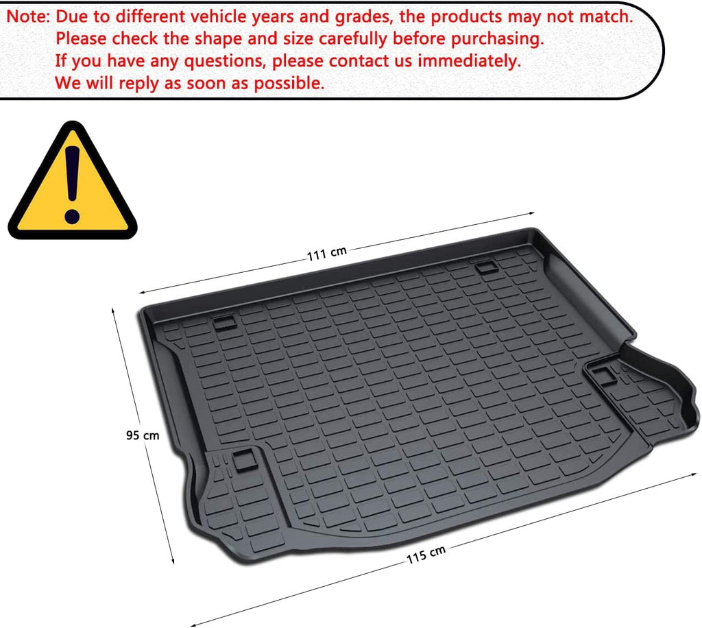 All Weather 3D TPO Waterproof Cargo Tray Trunk Floor Mat Protector L490