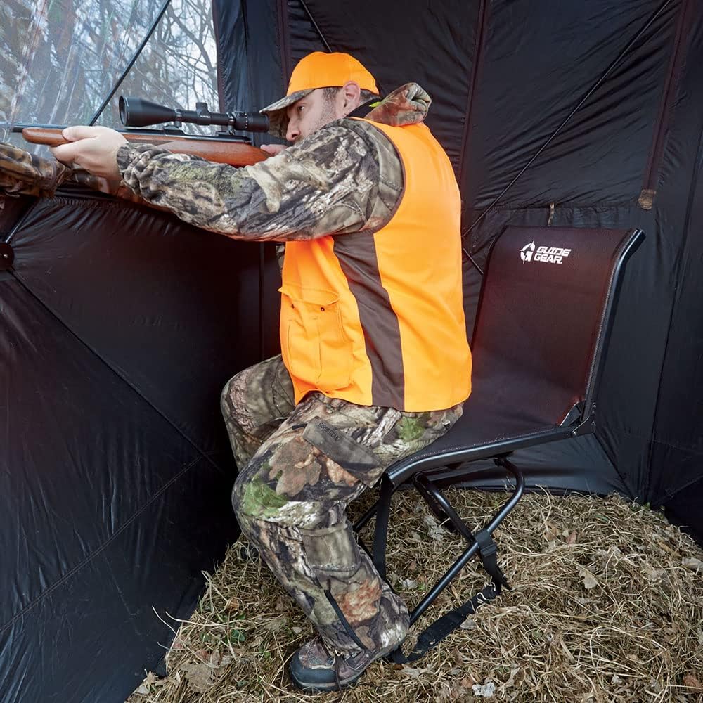 Portable Folding Swivel Hunting Chair 500-lb. Capacity Y107252