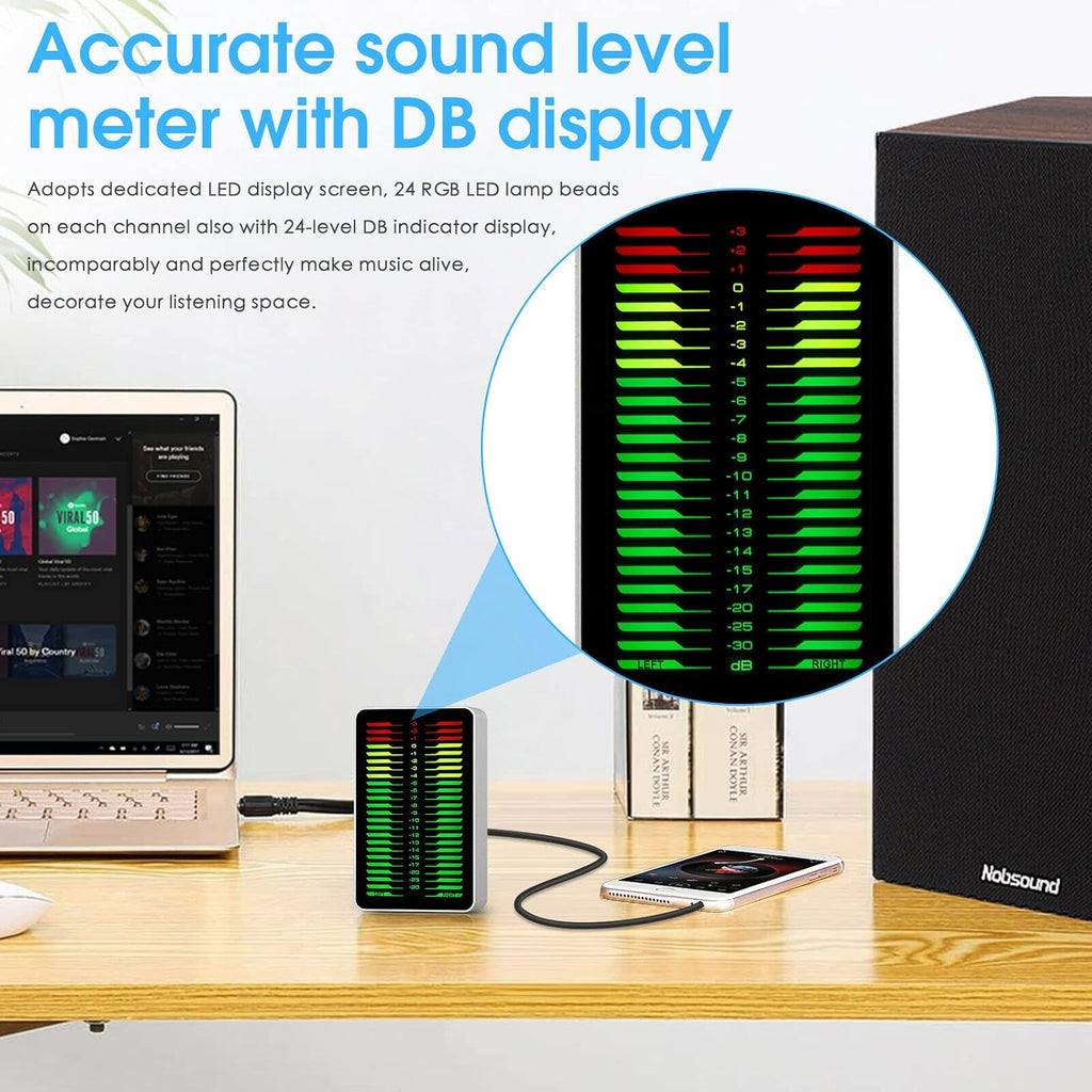 LED Sound Level Meter Audio Display T3498
