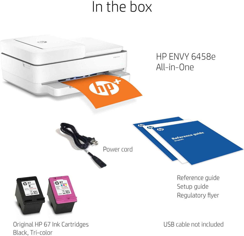 White Wireless Color Inkjet All-in-One Printer H66321