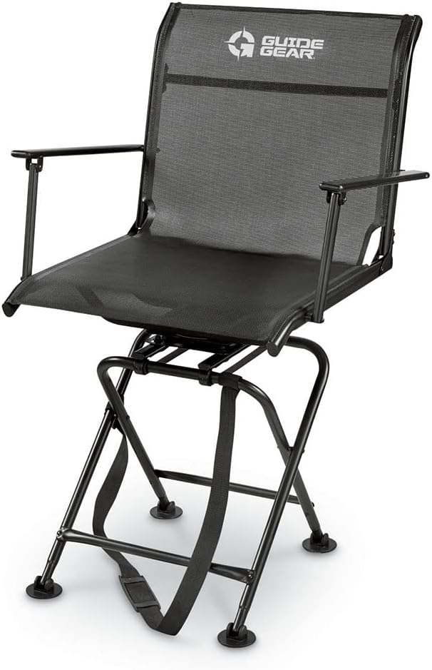 Portable Folding Swivel Hunting Chair 500-lb. Capacity Y107252