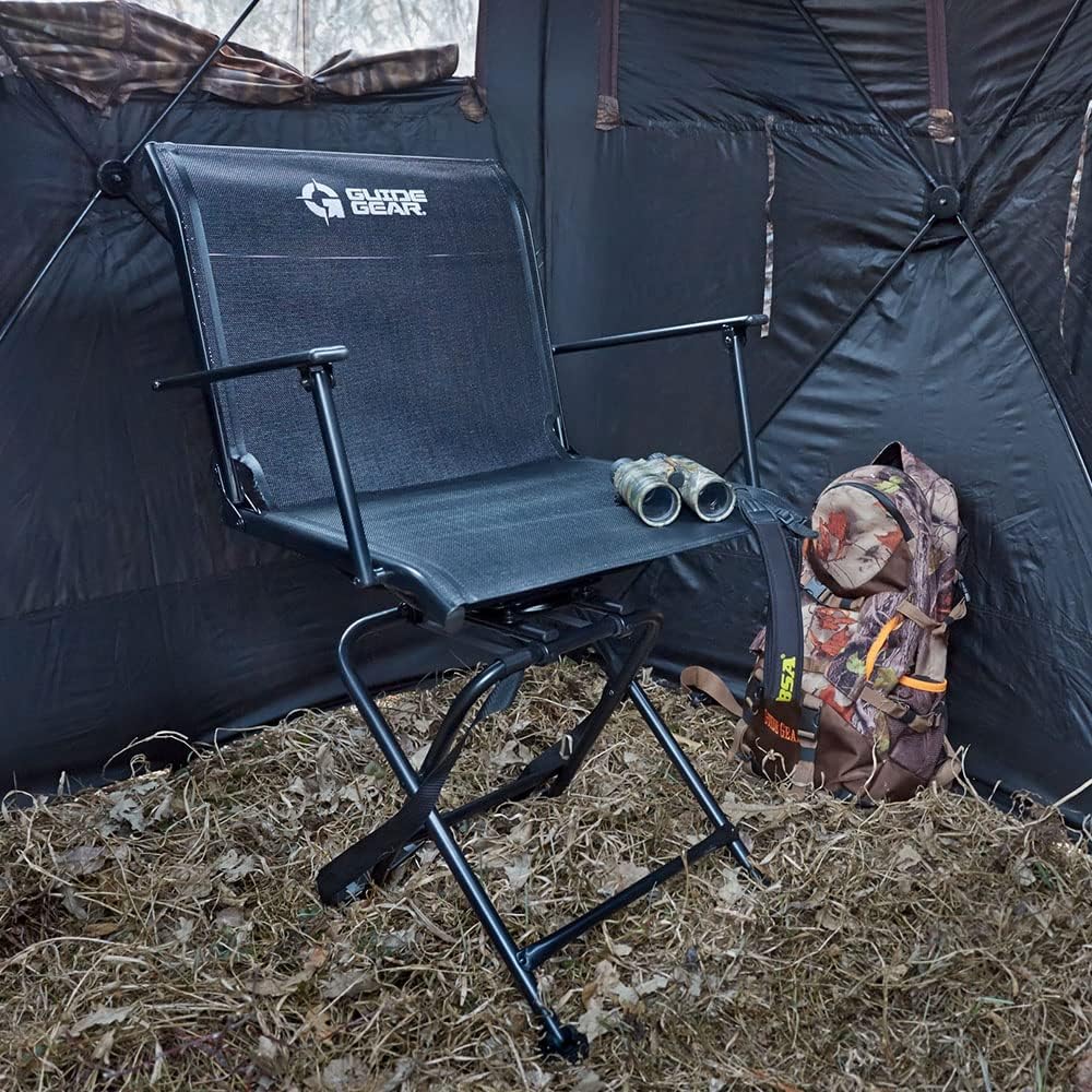 Portable Folding Swivel Hunting Chair 500-lb. Capacity Y107252
