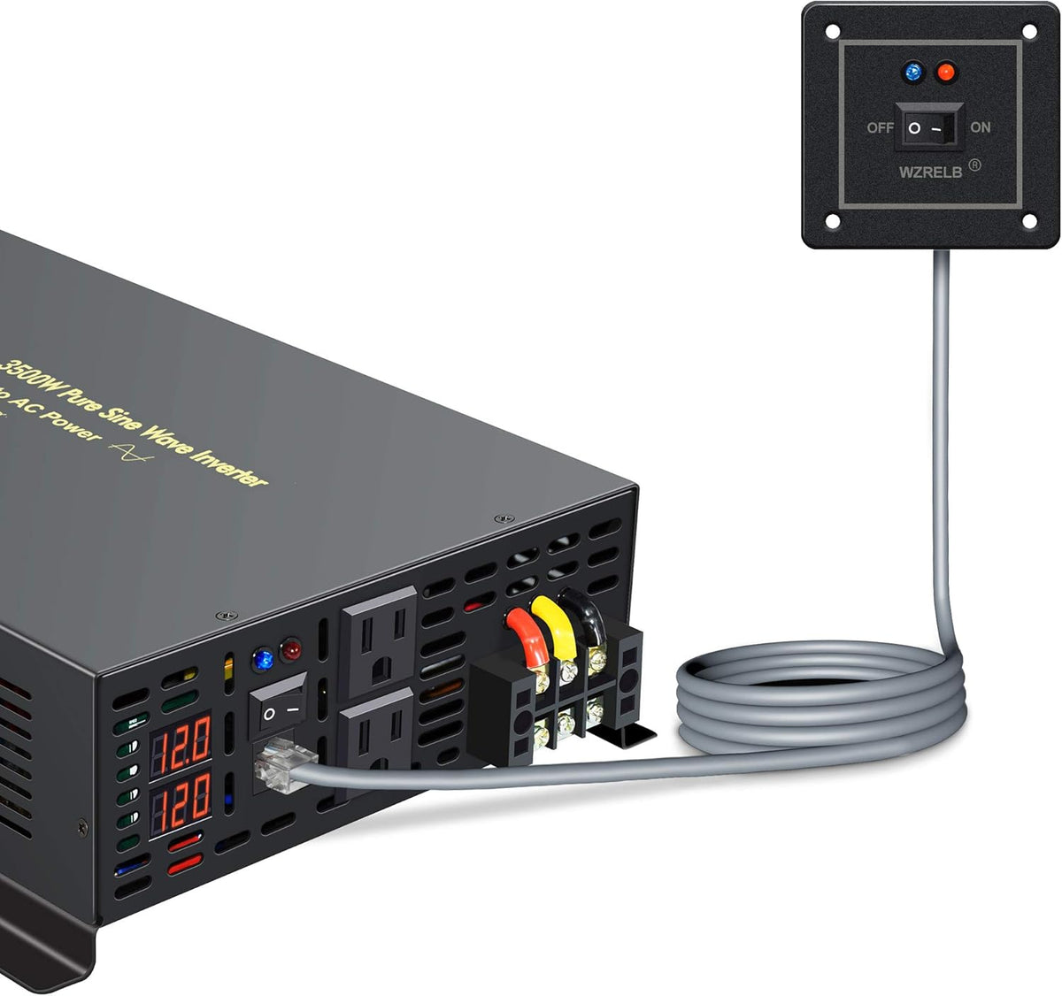 Pure Sine Wave 3500W Power Inverter K846530
