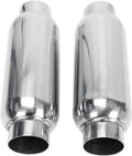 2.5 Inch Stainless Steel Weld-on Exhaust Muffler Pack of 2 Y106746