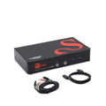 4K DisplayPort 2 Port KVM Switch with Audio and Microphone Q339