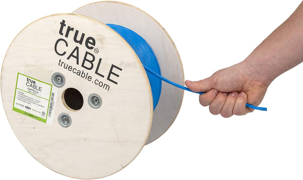 Green 500ft Cat6 Plenum UTP Bulk Ethernet Cable Y319