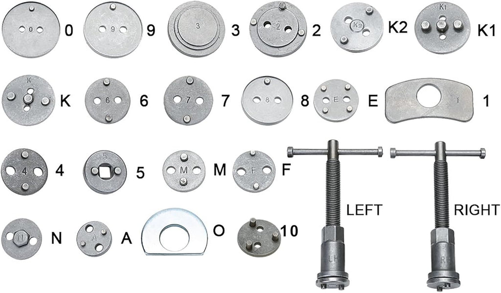24pc Disc Brake Caliper Tool Set B255