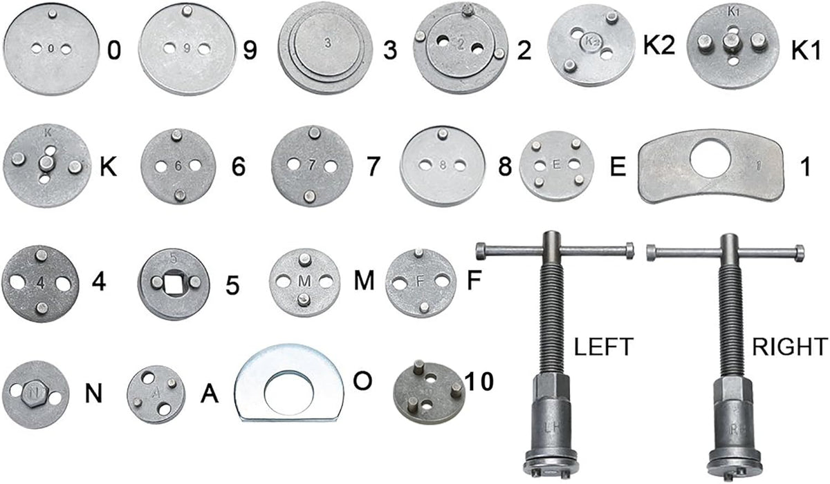 24pc Disc Brake Caliper Tool Set B255