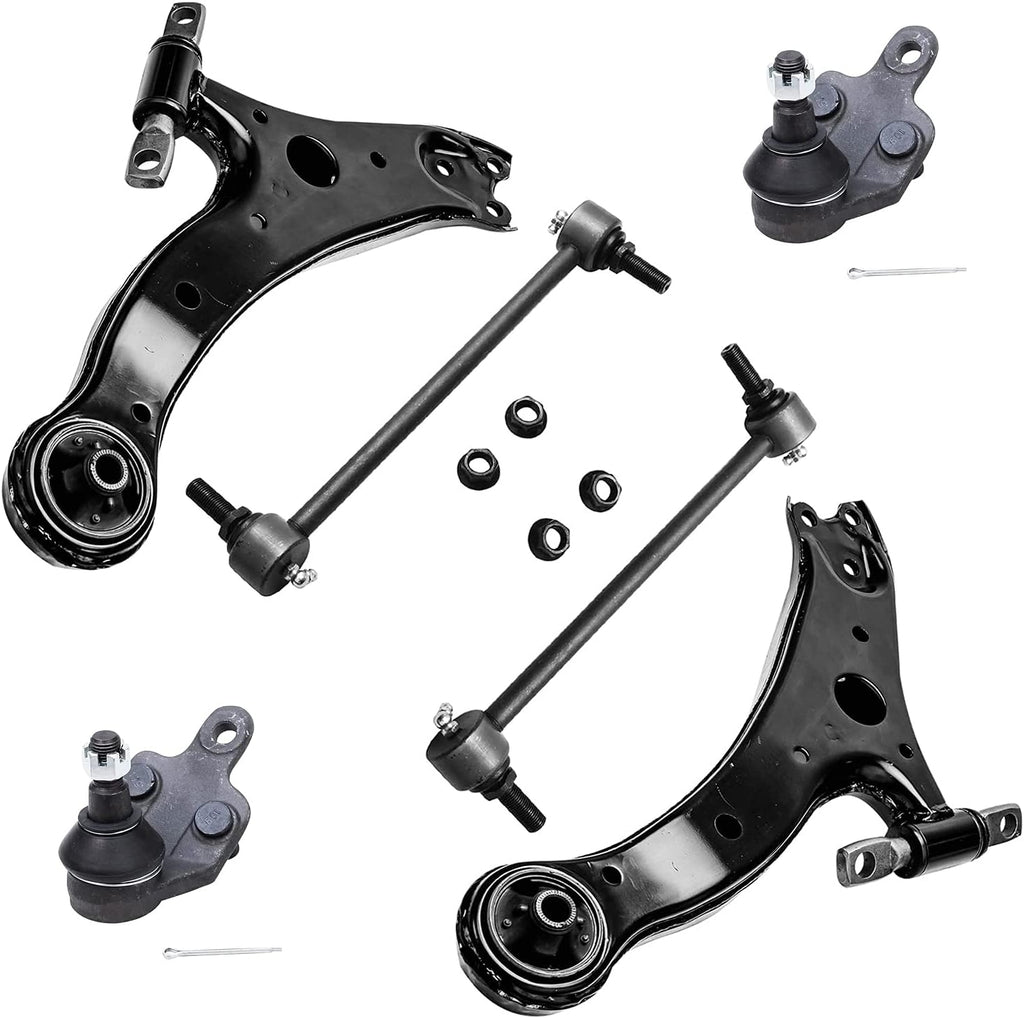 Front Suspension Kit Lower Control Arms Assembly 6pc Set K651