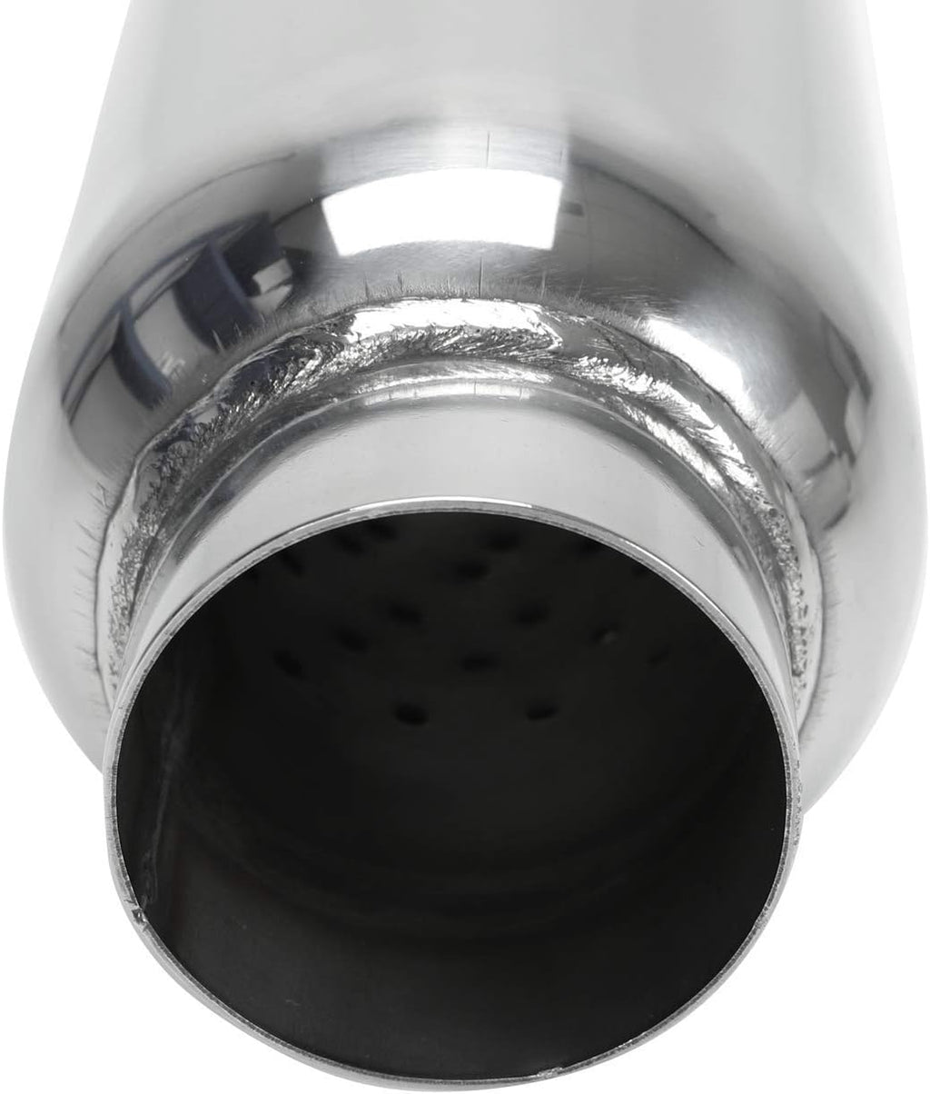 2.5 Inch Stainless Steel Weld-on Exhaust Muffler Pack of 2 Y106746