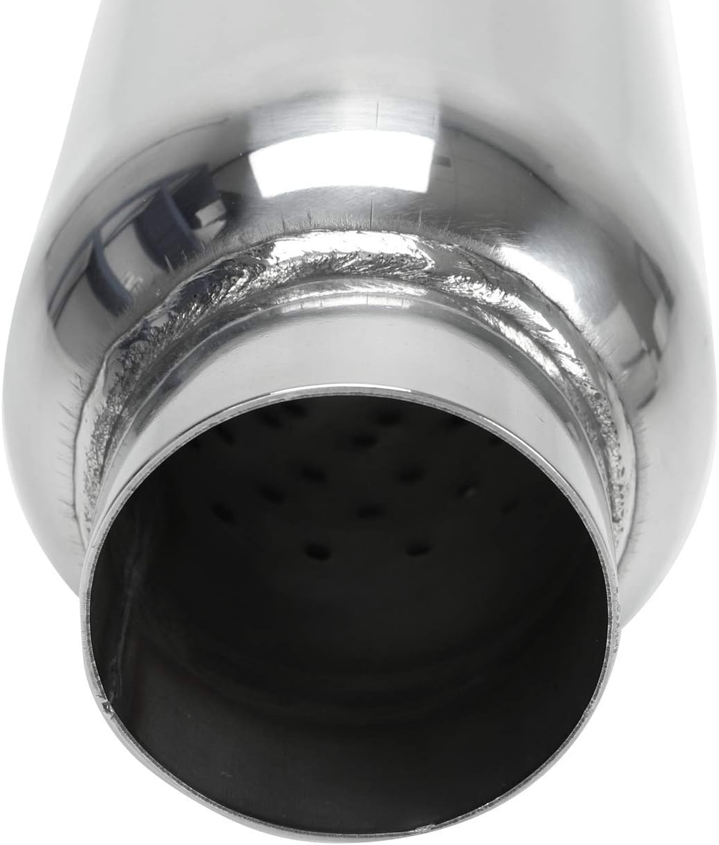 2.5 Inch Stainless Steel Weld-on Exhaust Muffler Pack of 2 Y106746