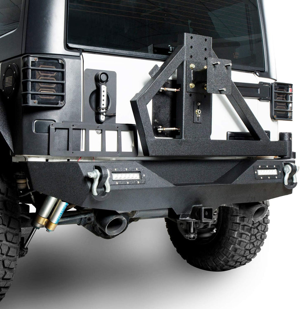 Rear Bumper with Tire Carrier & LED Lights U817101