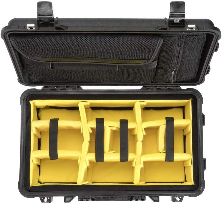 Black Polycarbonate Studio Case with Padded Foam Dividers A930461