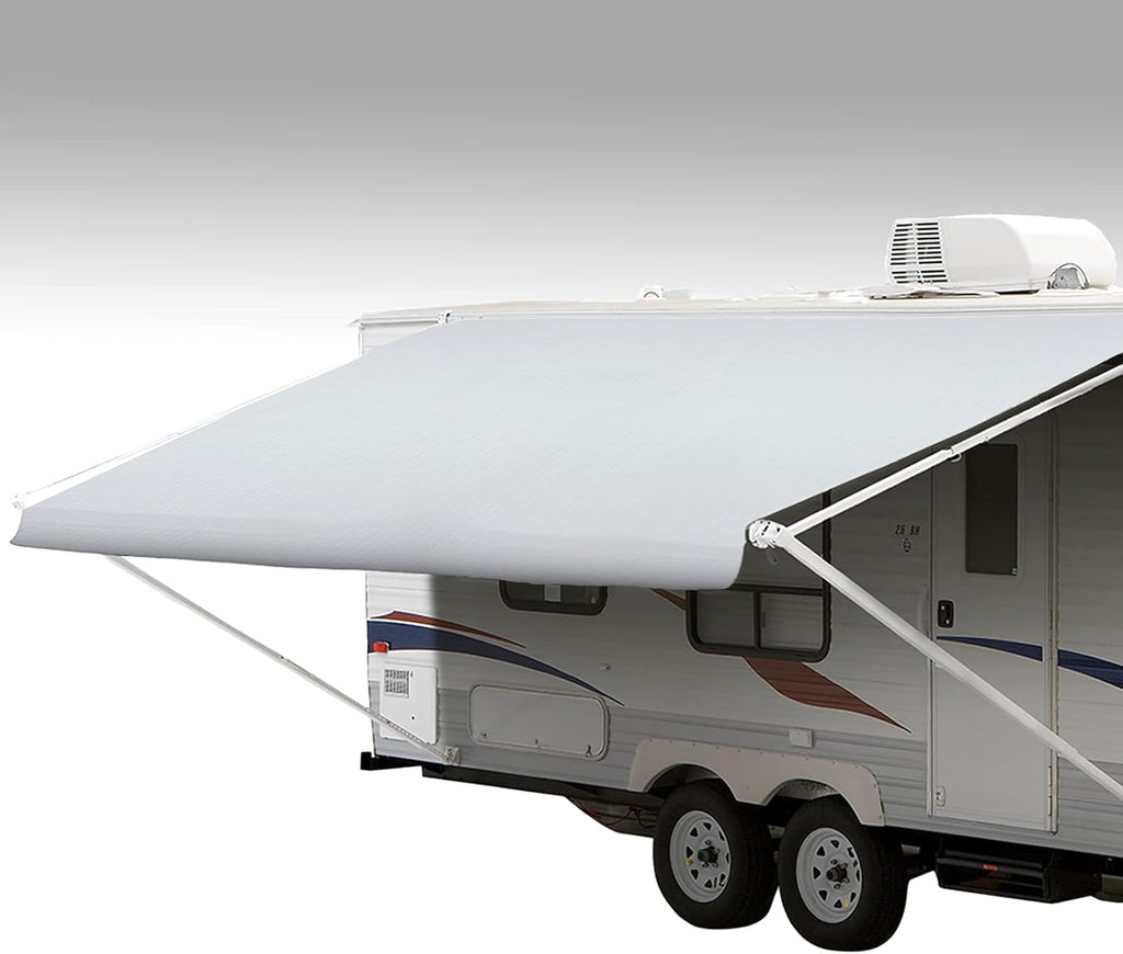 Weatherproof Vinyl RV Awning Fabric Replacement 16' S3941