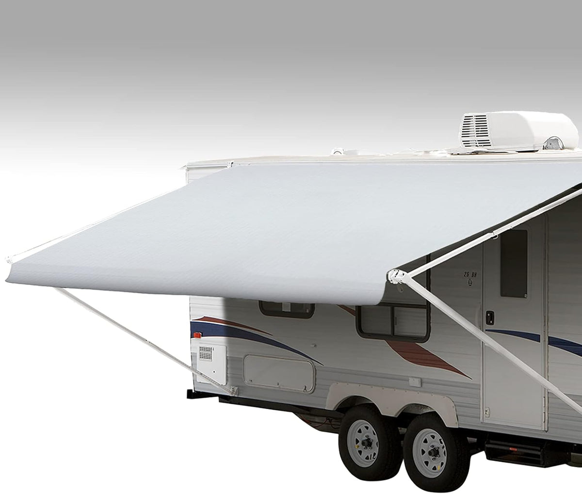 Weatherproof Vinyl RV Awning Fabric Replacement 16' S3941