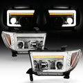 Chrome LED Projector Headlights M802