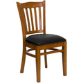 Black Vinyl Wood Foam Restaurant Chair Z623