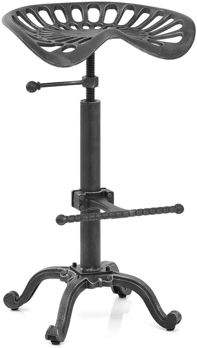 Adjustable Cast Iron Bar Stool F850392