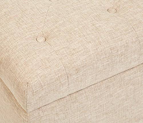 Rectangular Fabric Storage Ottoman V77276