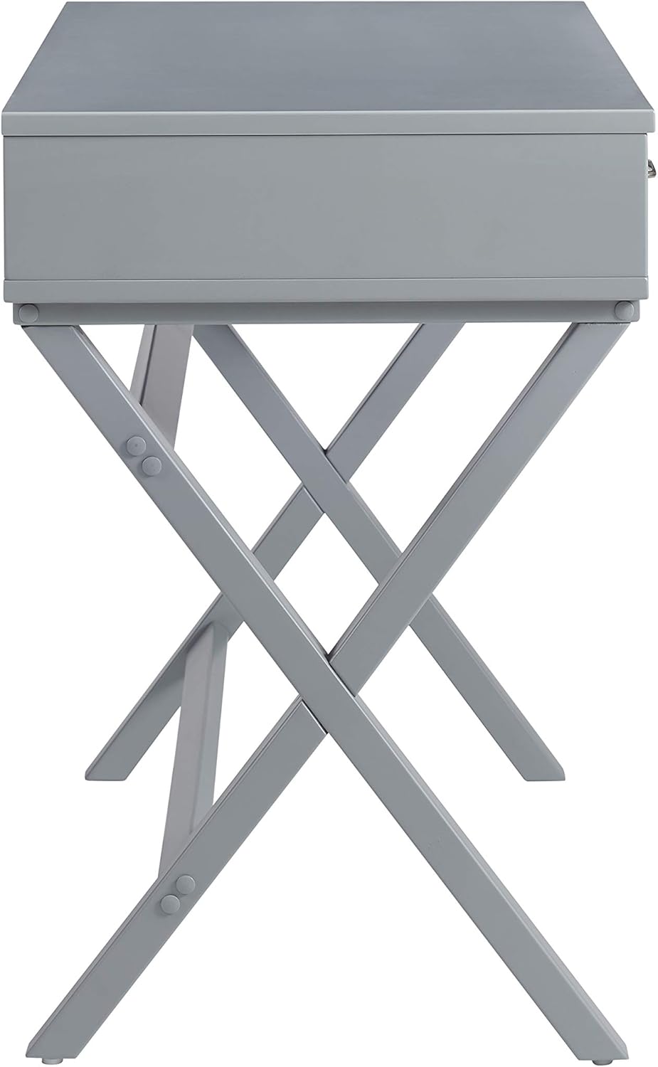 Grey Campaign Style Desk P9649