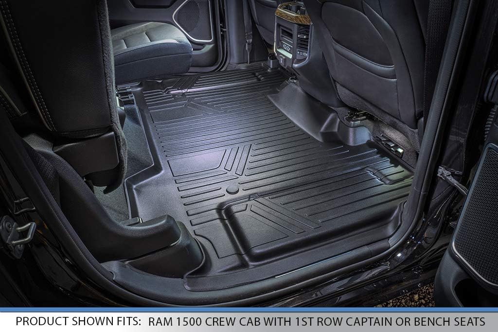 Custom Fit Floor Mats 2 Row Liner Set Black P4799