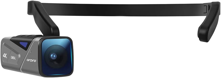 4K Camcorder 60FPS Hands-Free Head Mounted Camera G917643