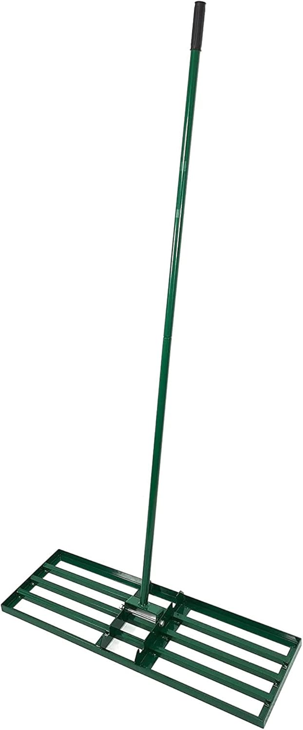 36 Inch Wide 72 Inch Handle Powder Coated Lawn Leveler Rake P968