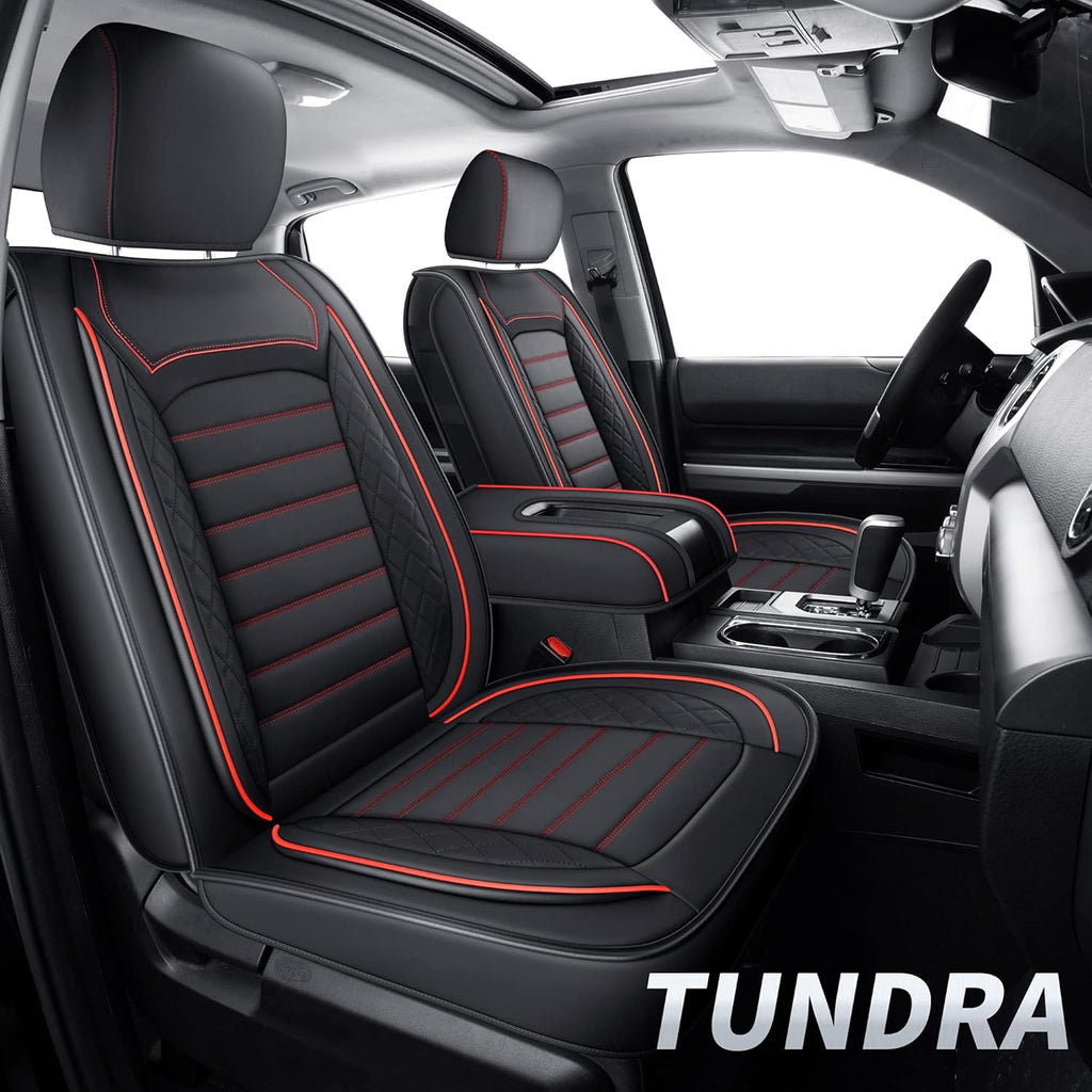 Black Faux Leather Seat Covers Front Set 2 pcs U825482