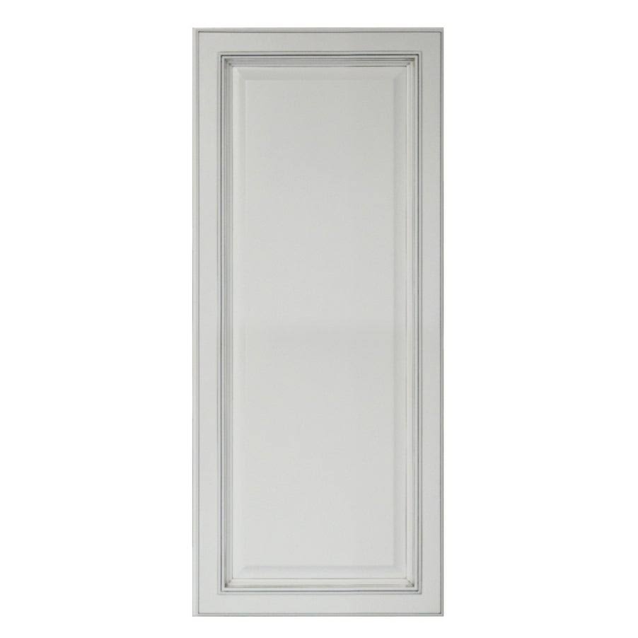 White 18 inch Wide x 42 inch High Single Door Wall Cabinet D884093