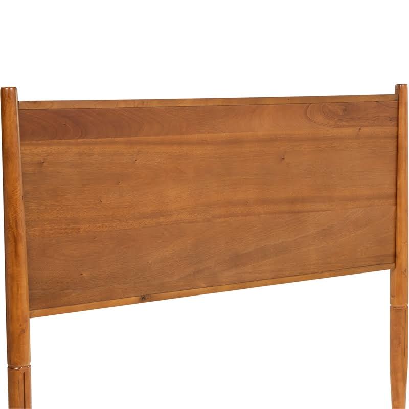 Oak Wood Panel California King Bed K945