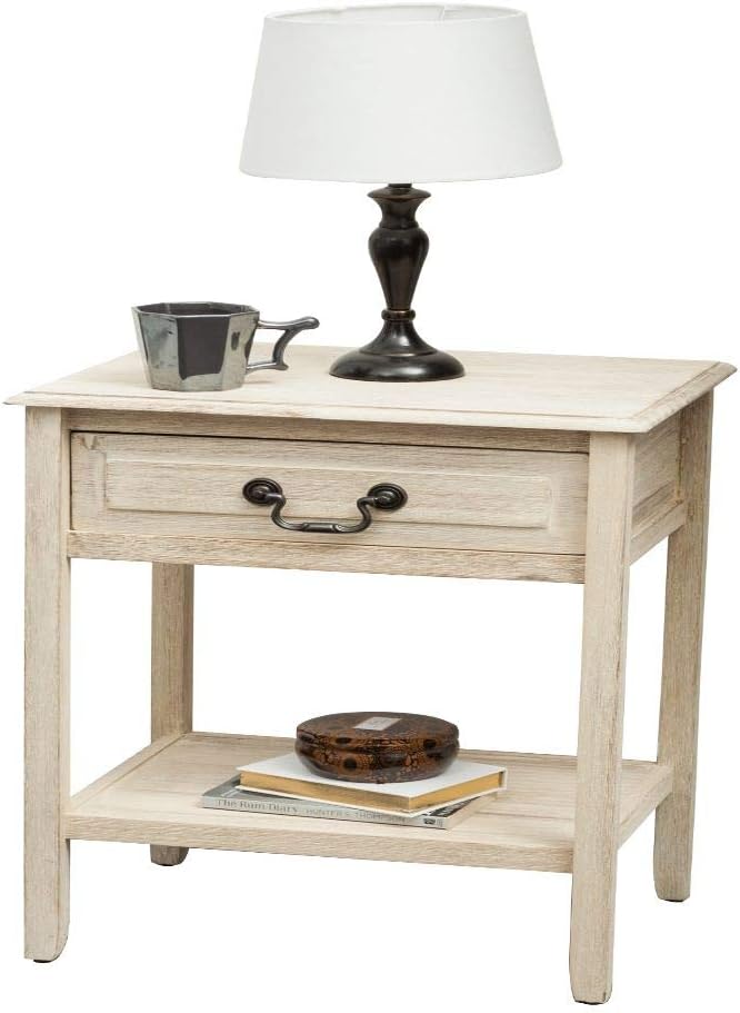 Acacia Wood Accent Table V276155