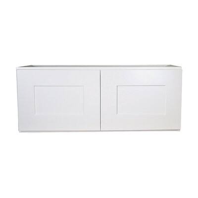 White 36x21x12 in. 2-Door Kitchen Wall Cabinet W5382