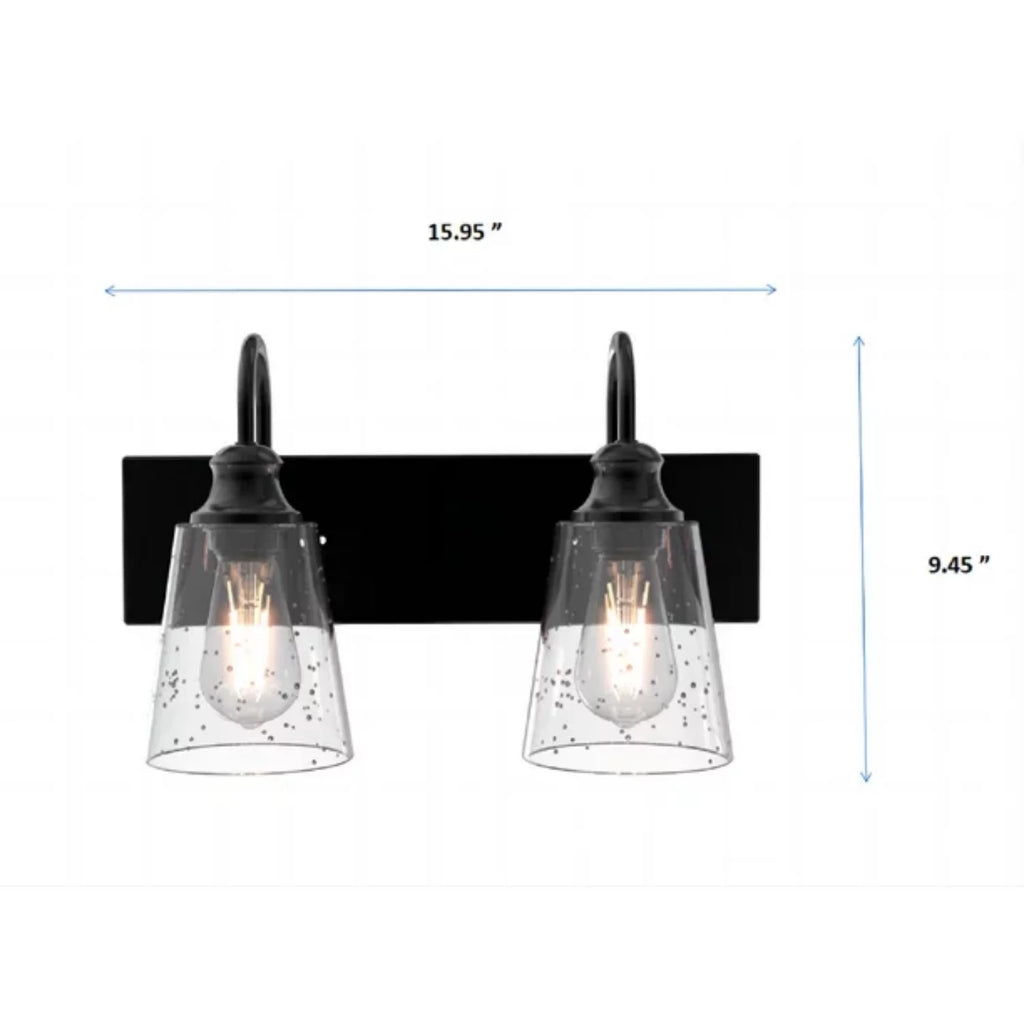 16" Bronze 2-Light Vanity Light V5649