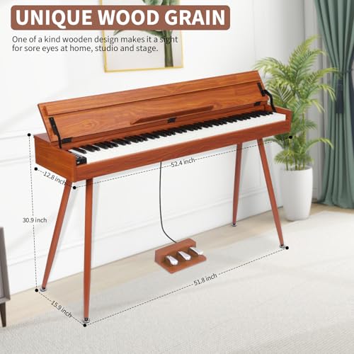 88 Key Weighted Digital Piano with Triple Pedal G352