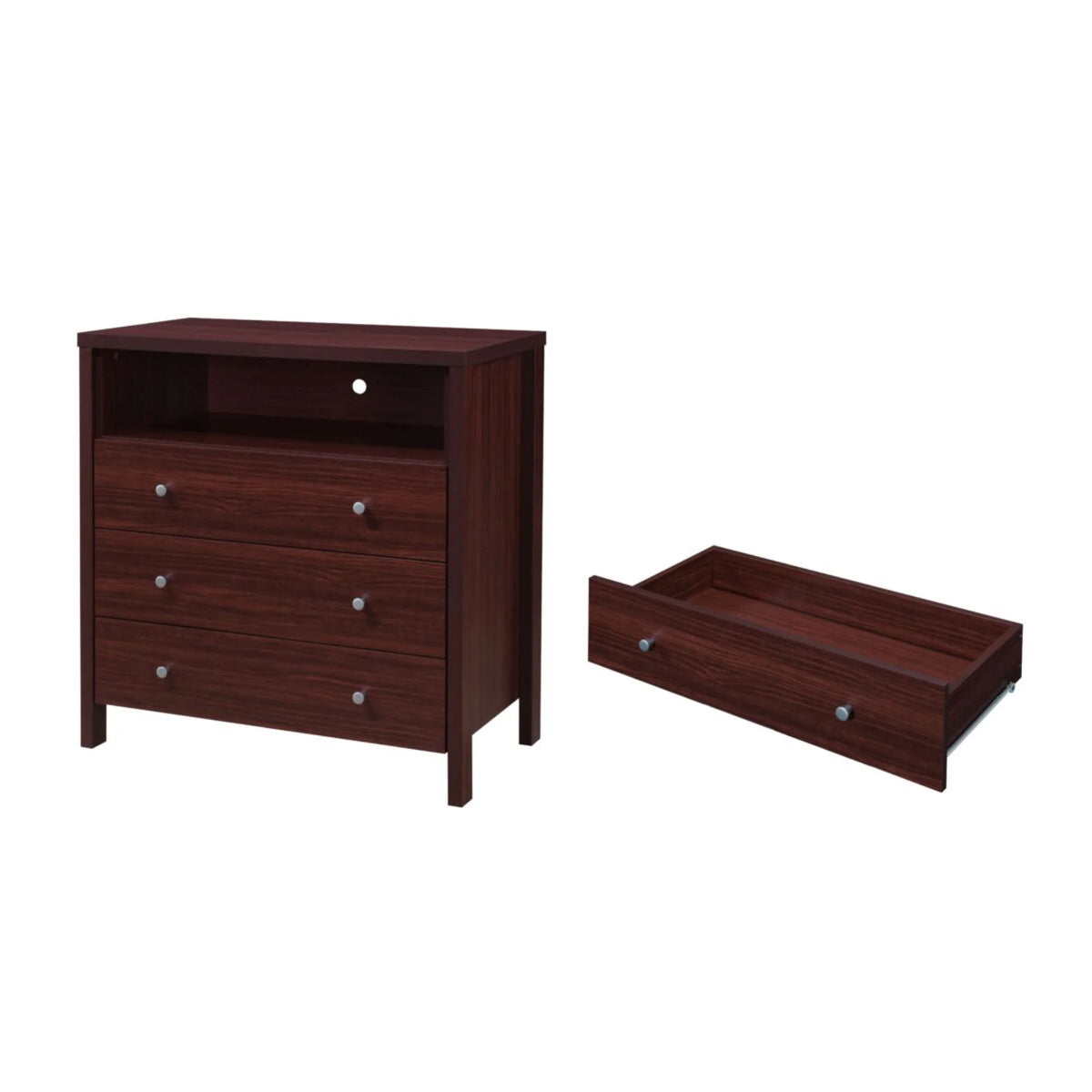 3-Drawer Dresser with Open Shelf X7533