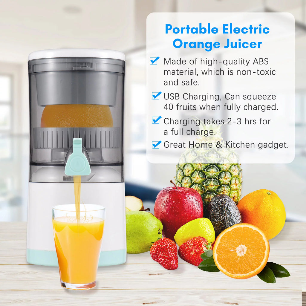 Electric Orange Juice Squeezer Portable Citrus Juicer U6108