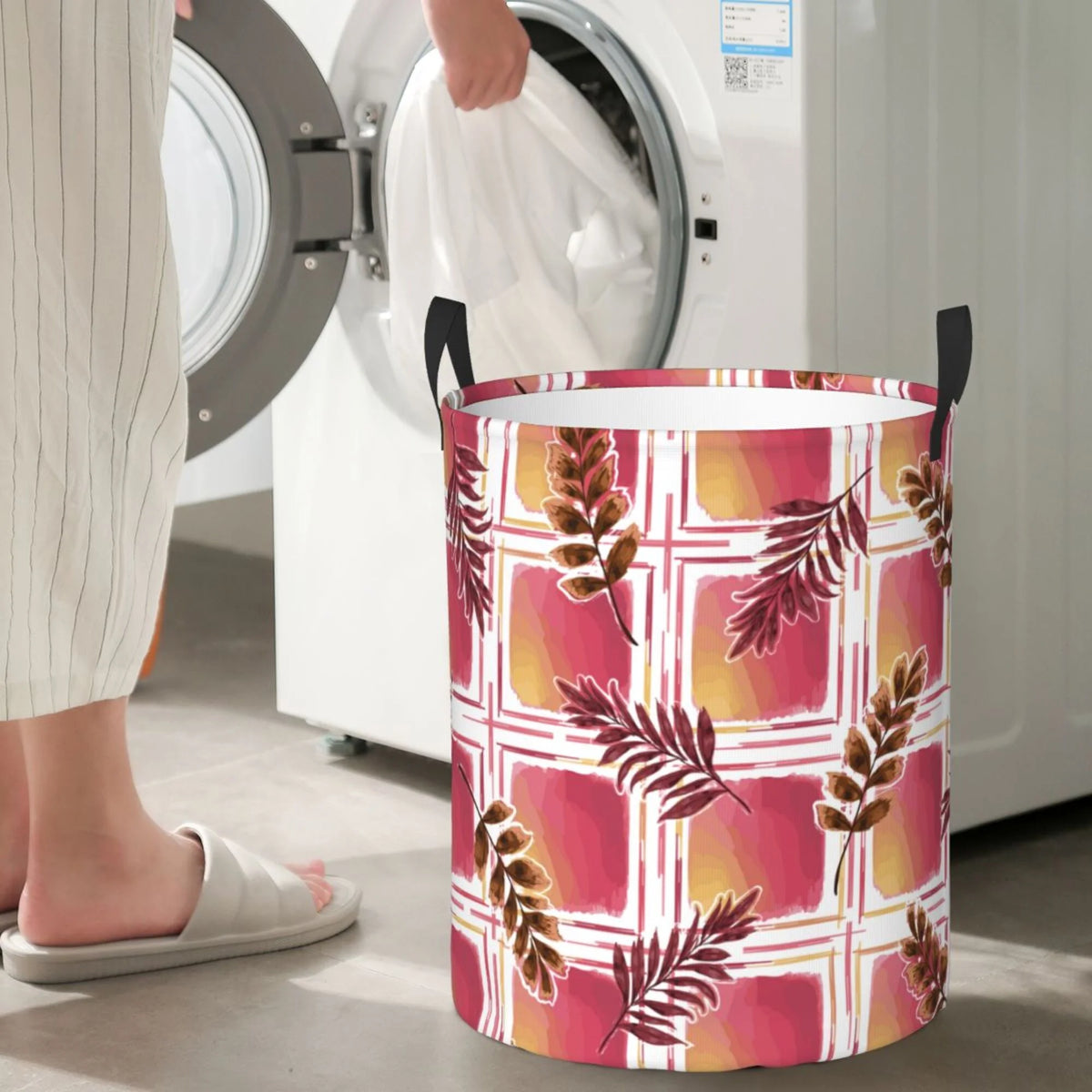 Waterproof Laundry Hamper with Handle K25538