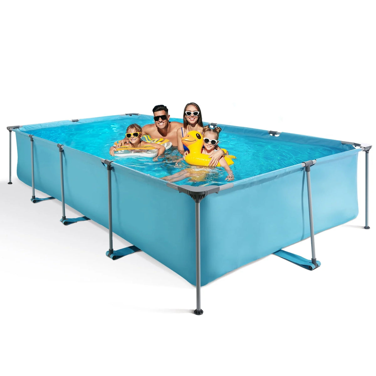10 ft Above Ground Rectangular Frame Swimming Pool M4699