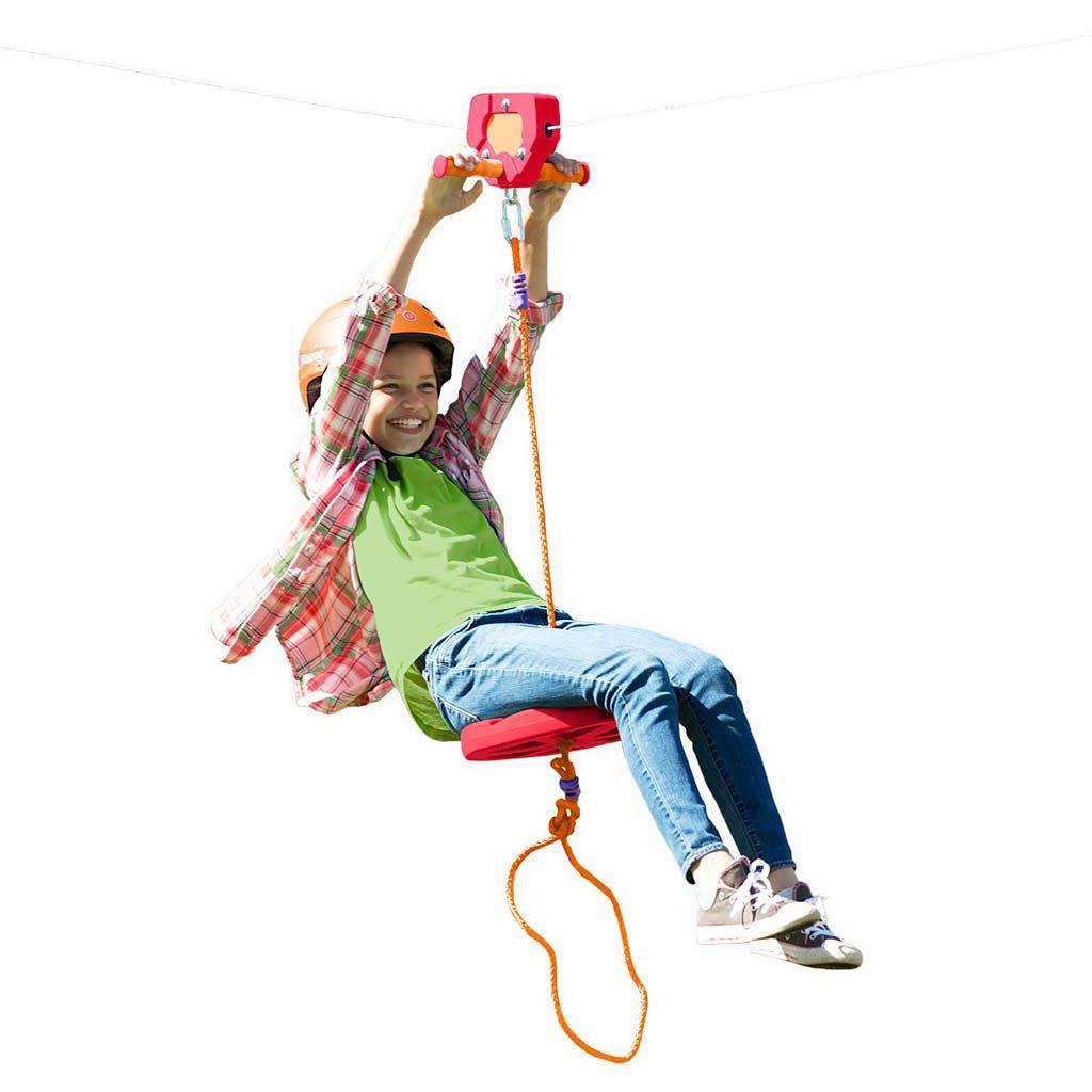 Kids Backyard Zipline Kit with Adjustable Seat M4826
