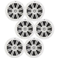 White 6.5" 4 Ohm Coaxial Marine Speaker E988215