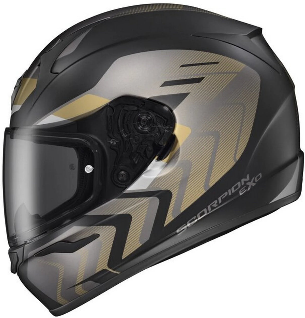 Black Gold XL Motorcycle Helmet S27601
