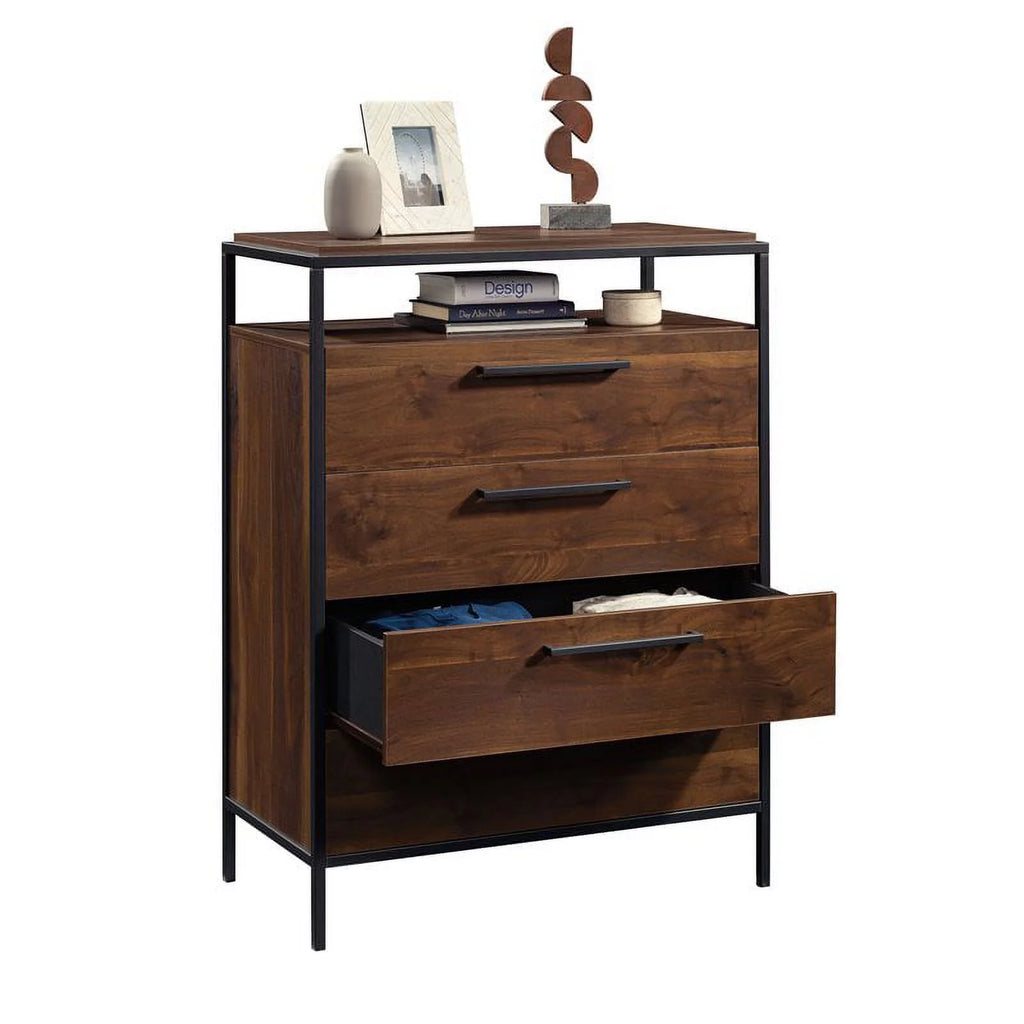 4-Drawer Bedroom Dresser with Open Shelf Q3563