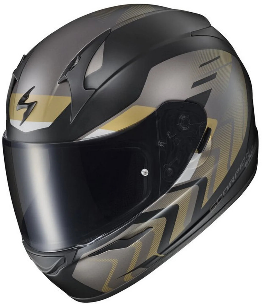 Black Gold XL Motorcycle Helmet S27601