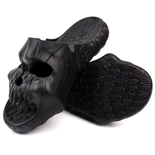 Skull Slides Sandals Open Toe Slip On W152384