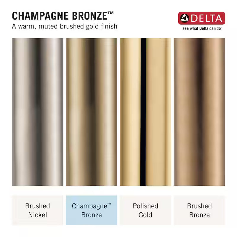 8 in. Widespread Double Handle Bathroom Faucet in Champagne Bronze T38051