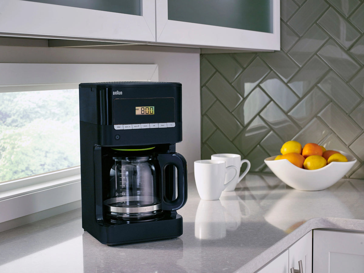 Black 12 Cup Drip Coffee Maker D873
