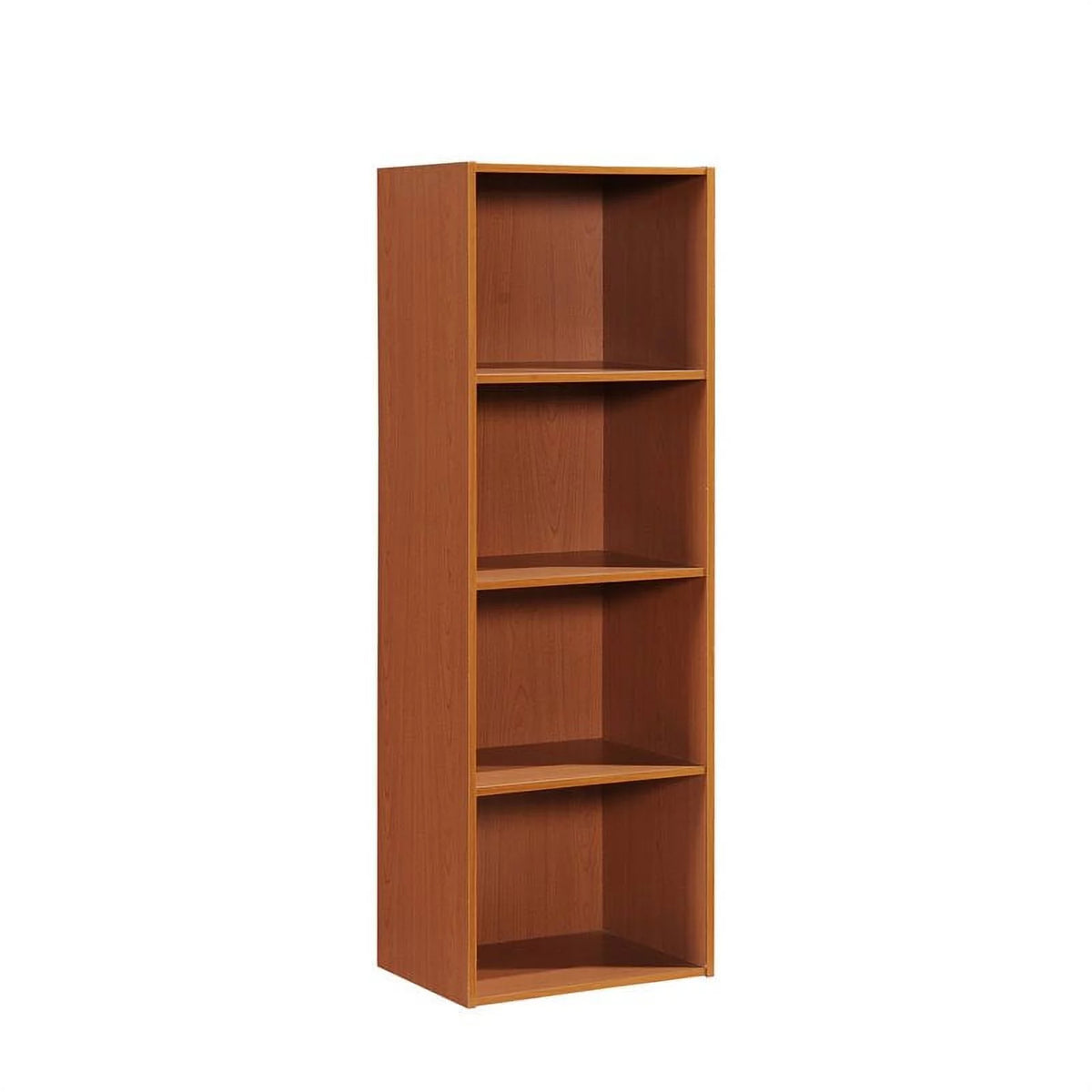 Four Shelf Wooden Bookcase in Cherry Finish K5348