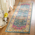 Blue Multi Floral Runner Rug 2'3" x 10' H381