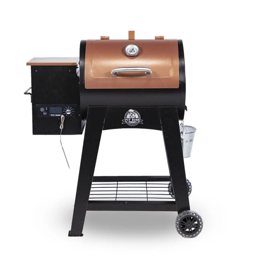 Wood Pellet Grill With Flame Broiler and Meat Probe B5977
